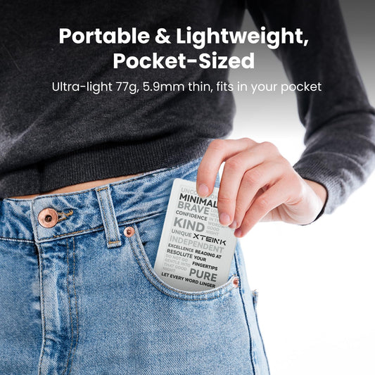 XTEINK X4 4.3" Pocket E-ink Reader | 5.9mm Ultra-Thin Eye-Care Display for Focused Reading