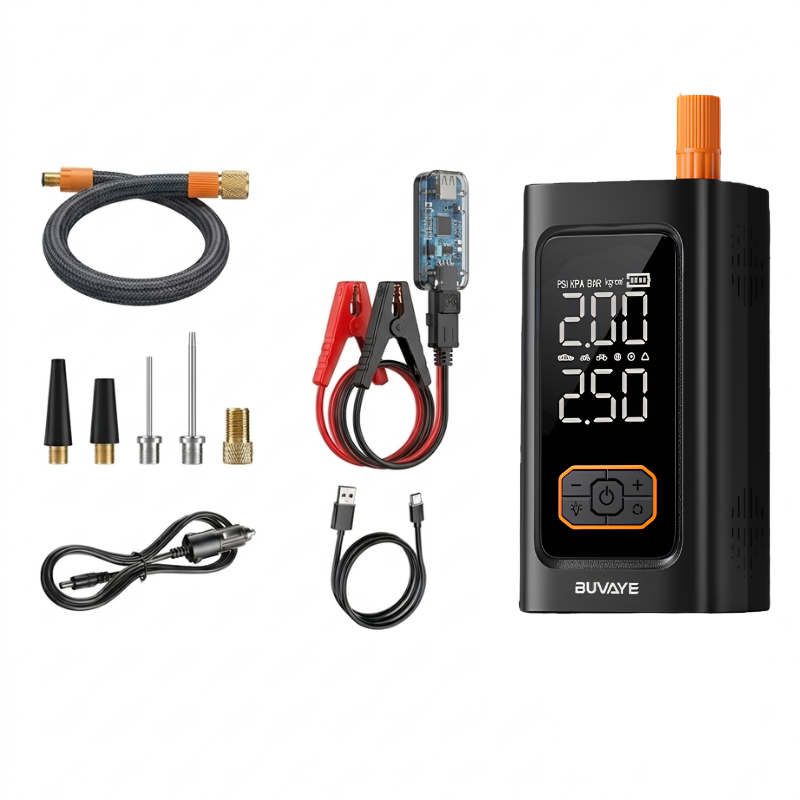 N1 SHZJEVA6-100 All-in-One Emergency Air Compressor (Black)